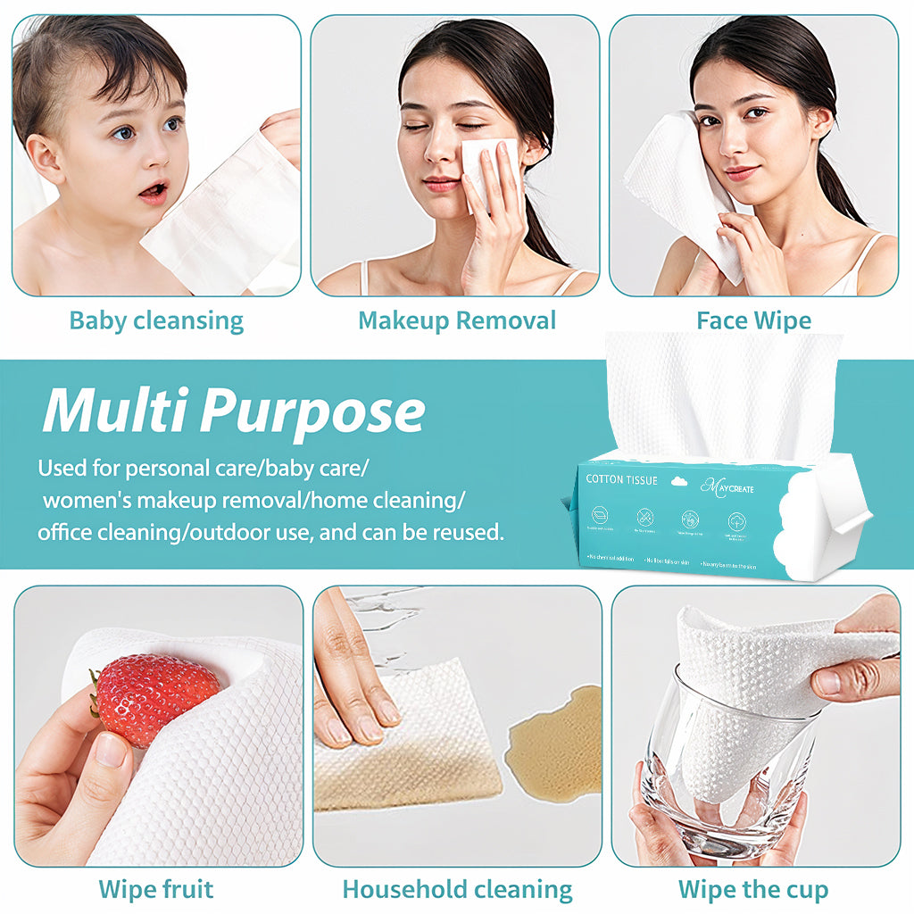 MAYCREATE Soft Absorbent Cotton Face Towel 7.87''x7.87'' Square Travel Cotton Face Towel Multi Use Wet and Dry MAYCREATE Soft Absorbent Cotton Face Towel 7.87''x7.87'' Square Travel Cotton Face Towel Multi Use Wet and Dry